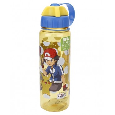 Pokemon 550 ml Water Bottle, Blue And Yellow